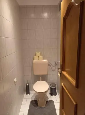 Ein Badezimmer in der Unterkunft Ferienwohnung Marlene