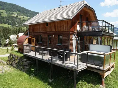 Naturlandschaft in der Nähe des Chalets