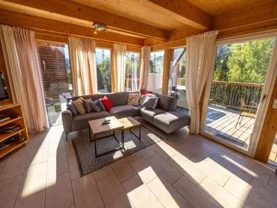 Ein Balkon oder eine Terrasse in der Unterkunft Kreischberg W7