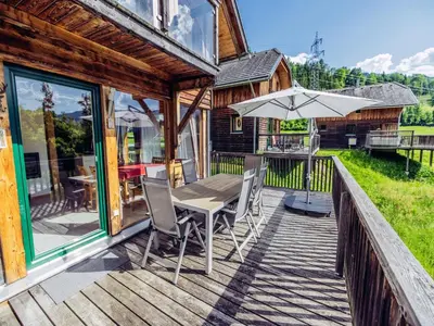 Ein Balkon oder eine Terrasse in der Unterkunft Kreischberg W5