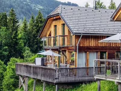 Naturlandschaft in der Nähe des Chalets