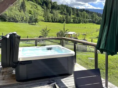 Naturlandschaft in der Nähe des Chalets