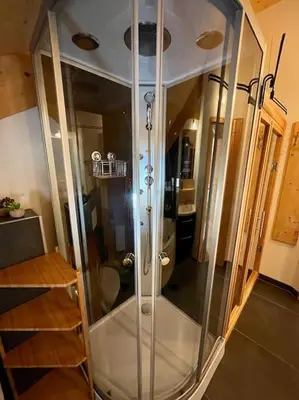 Ein Badezimmer in der Unterkunft Chalet Bellevue Murau
