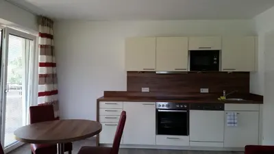 Küche/Küchenzeile in der Unterkunft K3 - Appartements
