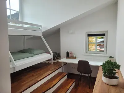 Ein Bett oder Betten in einem Zimmer der Unterkunft Appartement Lockei