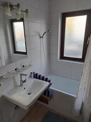 Ein Badezimmer in der Unterkunft Wohnung in Bad Goisern