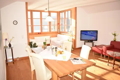 TV/Unterhaltungsangebot in der Unterkunft Villa Frischmuth am See