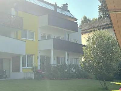 Das Gebäude in dem sich die Ferienwohnung befindet