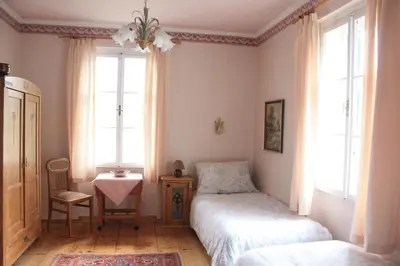 Ein Bett oder Betten in einem Zimmer der Unterkunft Villa Helena