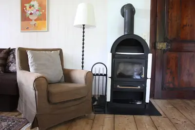 Ein Sitzbereich in der Unterkunft Villa Helena