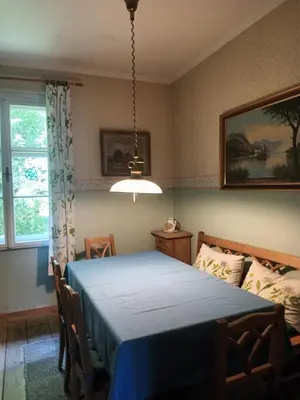 Ein Sitzbereich in der Unterkunft Villa Helena