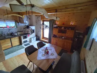 Küche/Küchenzeile in der Unterkunft Kerschbaumer Chalet