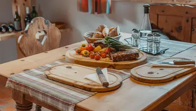 Essen im Ferienhaus oder in der Nähe