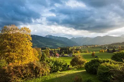 Naturlandschaft in der Nähe der Ferienwohnung