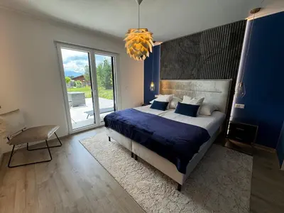 Ein Bett oder Betten in einem Zimmer der Unterkunft Ferienhaus Zörweg - Feels like home
