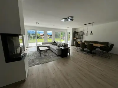 Ein Sitzbereich in der Unterkunft Ferienhaus Zörweg - Feels like home
