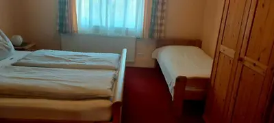 Ein Bett oder Betten in einem Zimmer der Unterkunft Ferienhaus Reith