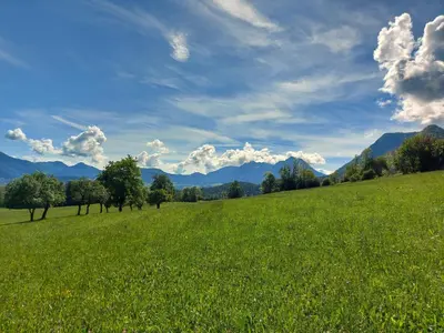 Naturlandschaft in der Nähe des Chalets