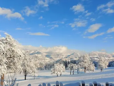 Naturlandschaft in der Nähe des Chalets