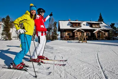 Skifahren im Ferienhaus oder in der Nähe