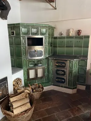 Küche/Küchenzeile in der Unterkunft Ferienhaus Werkstattl Rassis Feriendorf Donnersbachwald