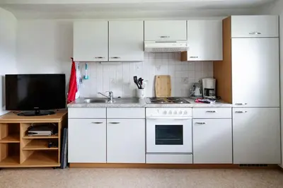 Küche/Küchenzeile in der Unterkunft Haus Michaela