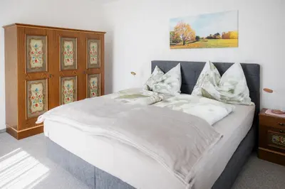 Ein Bett oder Betten in einem Zimmer der Unterkunft Haus Michaela