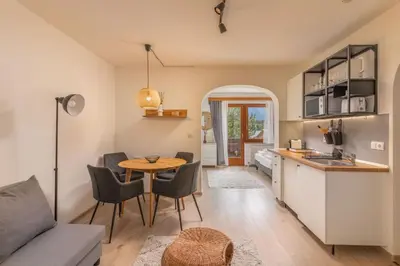 Küche/Küchenzeile in der Unterkunft Nada Apartman