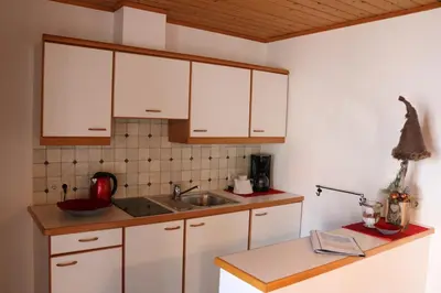 Küche/Küchenzeile in der Unterkunft Ferienhaus Höll