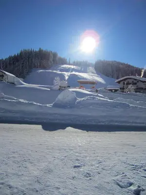 Ferienhaus Höll im Winter
