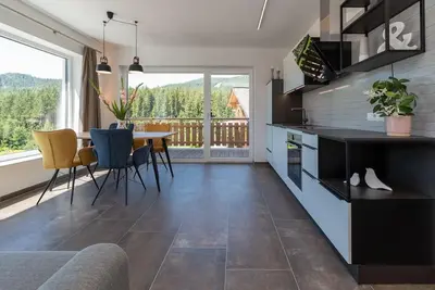 Ein Balkon oder eine Terrasse in der Unterkunft Appartement Tannenhof III