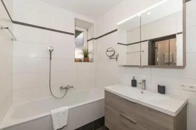 Ein Badezimmer in der Unterkunft Rudolfshöhe