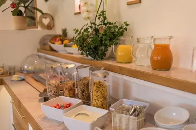 Essen in der Pension oder in der Nähe