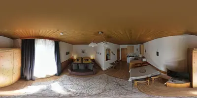 Ein Sitzbereich in der Unterkunft Pension Hintergarten