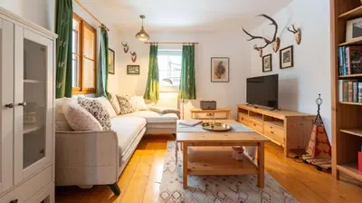 TV/Unterhaltungsangebot in der Unterkunft Ferienwohnung Haus Sonnenschein