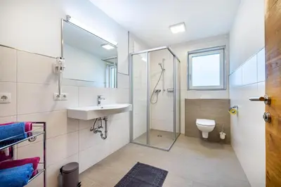 Ein Badezimmer in der Unterkunft Haus Stegerhof