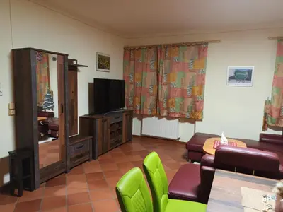 TV/Unterhaltungsangebot in der Unterkunft Zimmer Kropfmoar