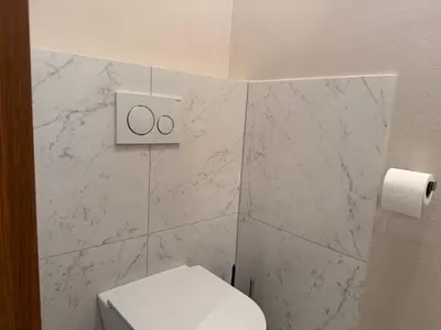 Ein Badezimmer in der Unterkunft Haus Schlatti