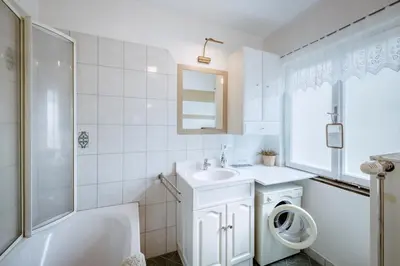 Ein Badezimmer in der Unterkunft Ferienhaus Ennstal