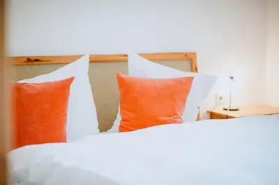 Ein Bett oder Betten in einem Zimmer der Unterkunft Ferienhaus Ennstal
