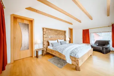 Ein Bett oder Betten in einem Zimmer der Unterkunft Ferienhaus Comfort