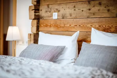 Ein Bett oder Betten in einem Zimmer der Unterkunft Ferienhaus Comfort