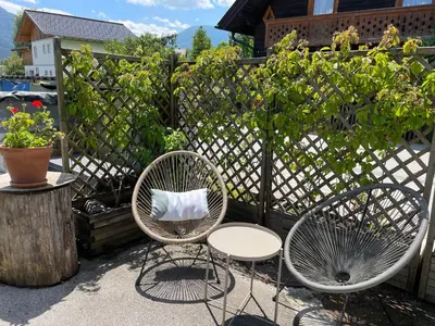 Ein Garten an der Unterkunft 11er Häusl