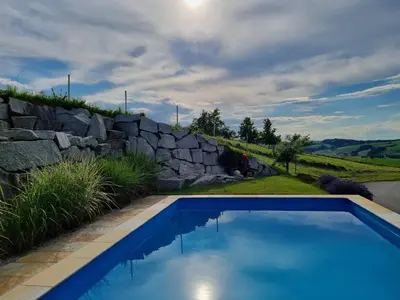 Der Swimmingpool an oder in der Nähe von Unterbrandlberg