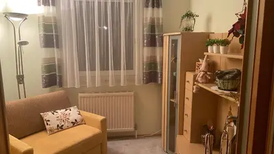 Ein Sitzbereich in der Unterkunft Haus Nardin