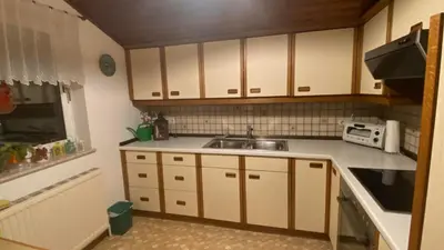 Küche/Küchenzeile in der Unterkunft Haus Nardin