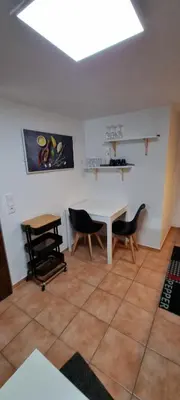 Küche/Küchenzeile in der Unterkunft Bergzeit