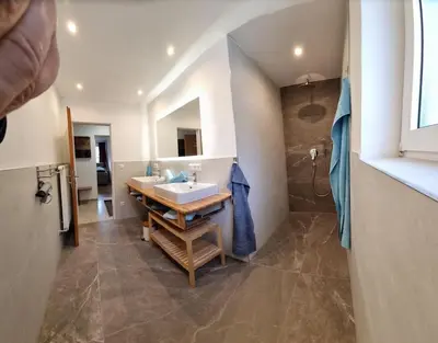 Küche/Küchenzeile in der Unterkunft Appartement-Reiteralm Schober