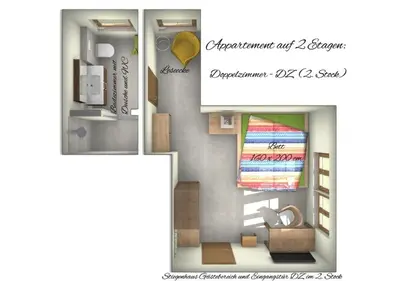 Grundriss der Unterkunft Appartement Berndlhof Mitterberg - Gröbming - Schladming