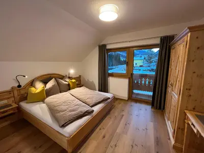Ein Bett oder Betten in einem Zimmer der Unterkunft Haus Tennstein